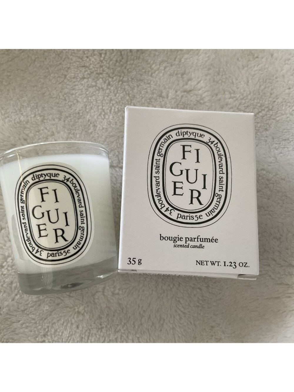 Figuier Bougie Parfumee 1.23 oz Travel Size Candle New In Original Packaging 35g
